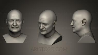 Busts and bas-reliefs of famous people (BUSTC_0298) 3D model for CNC machine